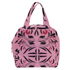 Floral Folk Damask Pattern  Boxy Hand Bag