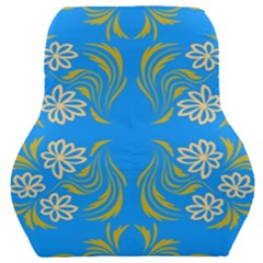 Floral Folk Damask Pattern  Car Seat Back Cushion 