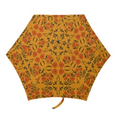 Floral Folk Damask Pattern  Mini Folding Umbrellas by Eskimos