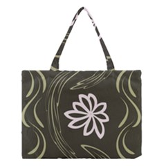 Folk flowers print Floral pattern Ethnic art Medium Tote Bag