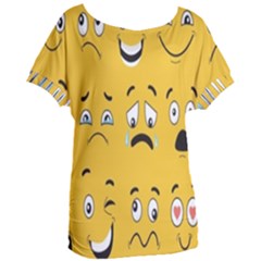 Emojis Women s Oversized Tee by Sparkle