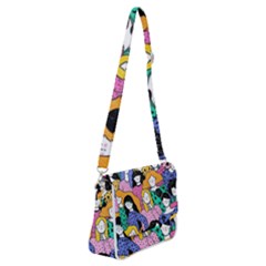 Women Shoulder Bag With Back Zipper by Sparkle