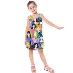 Women Kids  Sleeveless Dress by Sparkle