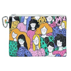 Women Canvas Cosmetic Bag (XL)