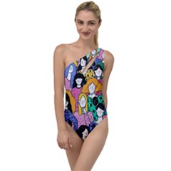 Women To One Side Swimsuit