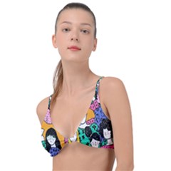 Women Knot Up Bikini Top