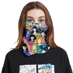 Women Face Covering Bandana (Two Sides)