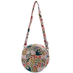 Floral Crossbody Circle Bag by Sparkle