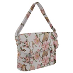 Floral Buckle Messenger Bag