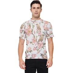 Floral Men s Short Sleeve Rash Guard