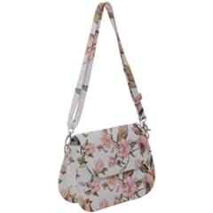 Floral Saddle Handbag