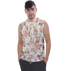 Floral Men s Regular Tank Top