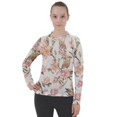 Floral Women s Pique Long Sleeve Tee