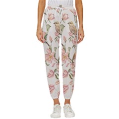 Floral Cropped Drawstring Pants