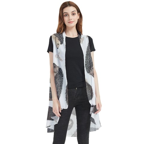 Hedgehog Sleeveless Chiffon Waistcoat Shirt by Sparkle