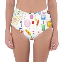 Summer-fair-food-goldfish Copy Copy Reversible High-waist Bikini Bottoms