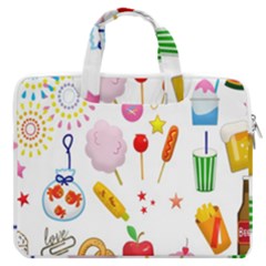 Summer-fair-food-goldfish Copy Copy Macbook Pro 16  Double Pocket Laptop Bag 