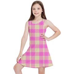 Pink Tartan 4 Kids  Lightweight Sleeveless Dress
