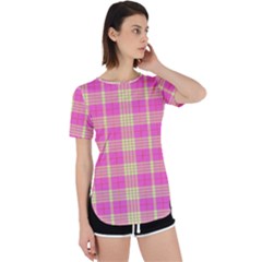 Pink Tartan 4 Perpetual Short Sleeve T-shirt by tartantotartanspink