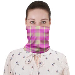 Pink Tartan 4 Face Covering Bandana (Adult)