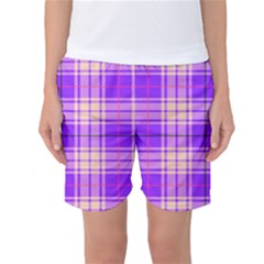 Pink Tartan 6 Women s Basketball Shorts by tartantotartanspink