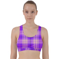 Pink Tartan 6 Back Weave Sports Bra by tartantotartanspink