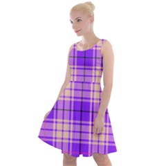 Pink Tartan 6 Knee Length Skater Dress by tartantotartanspink