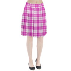 Pink Tartan Pleated Skirt by tartantotartanspink