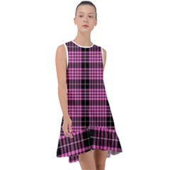 Pink Tartan 3 Frill Swing Dress by tartantotartanspink