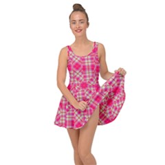 Pink Tartan-10 Inside Out Casual Dress