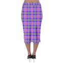 Tartan Purple Midi Pencil Skirt View2