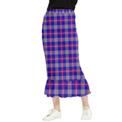 Tartan 2 Maxi Fishtail Chiffon Skirt by tartantotartanspink