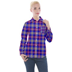 Tartan 2 Women s Long Sleeve Pocket Shirt