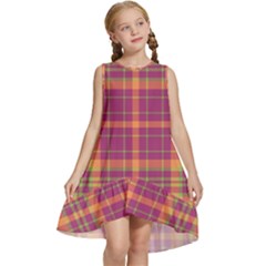 Tartan 9 Kids  Frill Swing Dress by tartantotartanspink