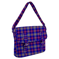 Tartan 2 Buckle Messenger Bag by tartantotartanspink2