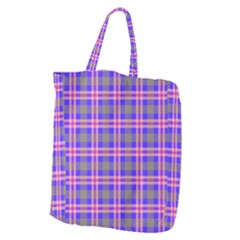 Tartan Purple Giant Grocery Tote by tartantotartanspink2