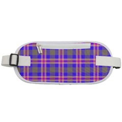 Tartan Purple Rounded Waist Pouch by tartantotartanspink2