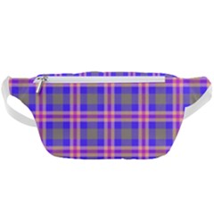 Tartan Purple Waist Bag  by tartantotartanspink2