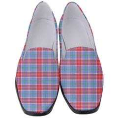 Pink Tartan 5 Women s Classic Loafer Heels