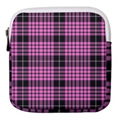 Pink Tartan 3 Mini Square Pouch by tartantotartanspink2