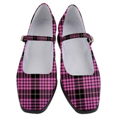 Pink Tartan 3 Women s Mary Jane Shoes by tartantotartanspink2