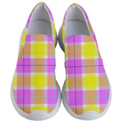 Pink Tartan-8 Women s Lightweight Slip Ons