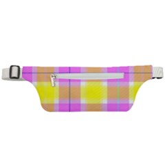 Pink Tartan-8 Active Waist Bag