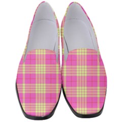Pink Tartan 4 Women s Classic Loafer Heels