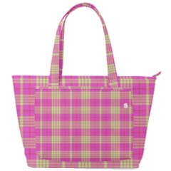 Pink Tartan 4 Back Pocket Shoulder Bag 