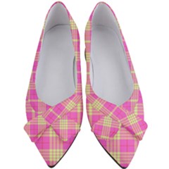 Pink Tartan 4 Women s Bow Heels