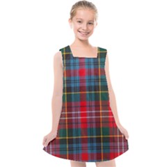 Caledonia Modern Tartan Kids  Cross Back Dress