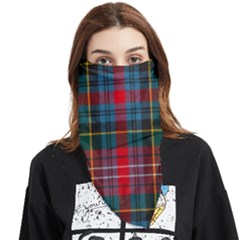 Caledonia Modern Tartan Face Covering Bandana (triangle) by tartantotartansred