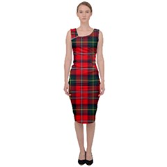 Boyd Modern Tartan 2 Sleeveless Pencil Dress by tartantotartansred