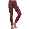 Boyd Modern Tartan Kids  Lightweight Velour Classic Yoga Leggings View1